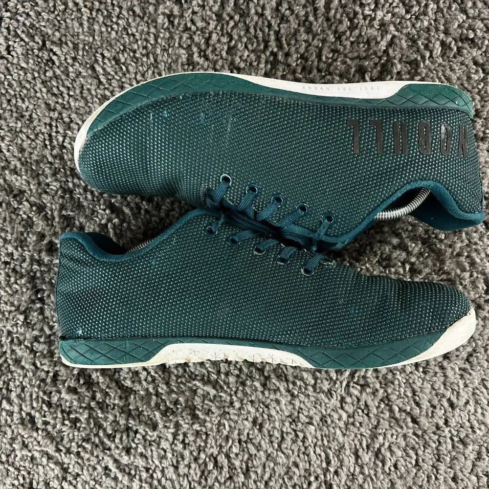 NOBULL Weightlifting Trainer Gym Shoes Mens 12 Blue Low Top